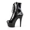 Pleaser - ASPIRE1020 Plateau Laarzen, Paaldans schoenen - Paaldans schoenen - Zwart Product image